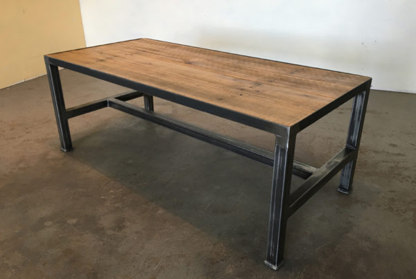 iron base - coffee table (length) 1