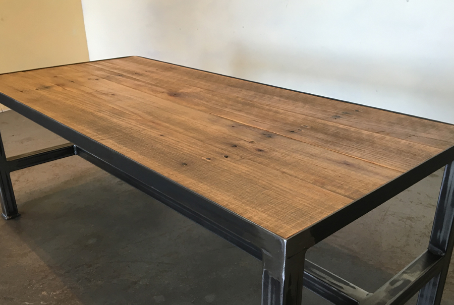 iron base - coffee table (length) 2